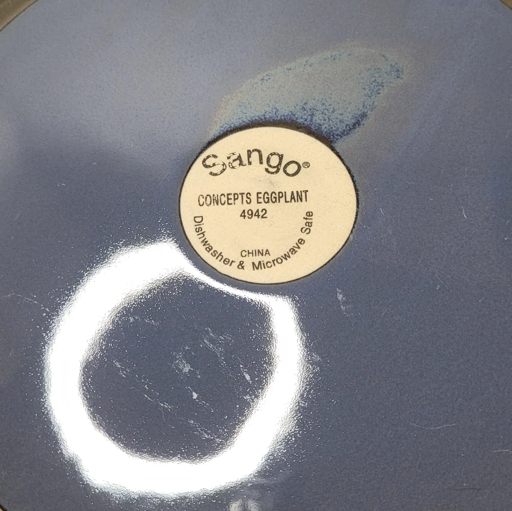 Sango Concepts Eggplant Chop Plate 12